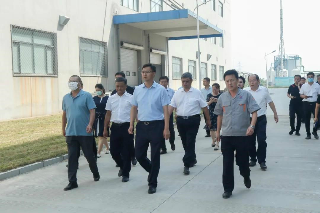 县长戚永和视察天辰娱乐药业项目建设